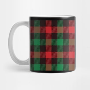 scotish red green pattern Mug